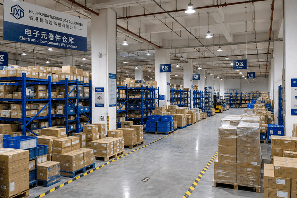 Electronic components warehouse