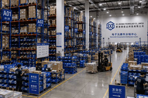 Electronic components distribution warehouse